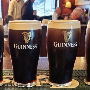 Guinness in The Front Bar